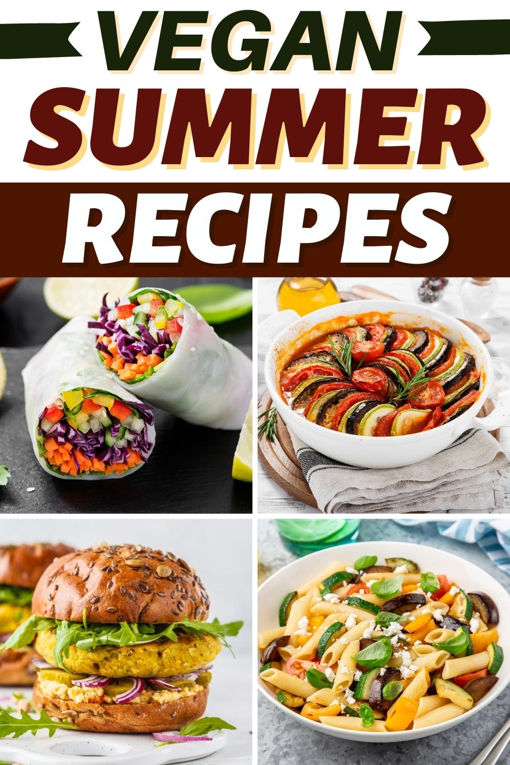 30 Light Vegan Summer Recipes for Dinner - Insanely Good