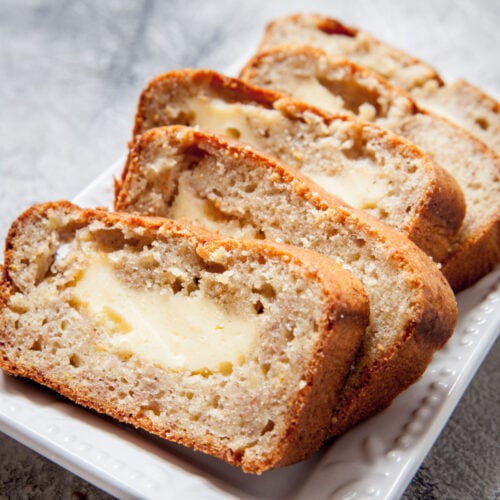 Picture of Cream Cheese Banana Bread (Easy Recipe) - Insanely Good