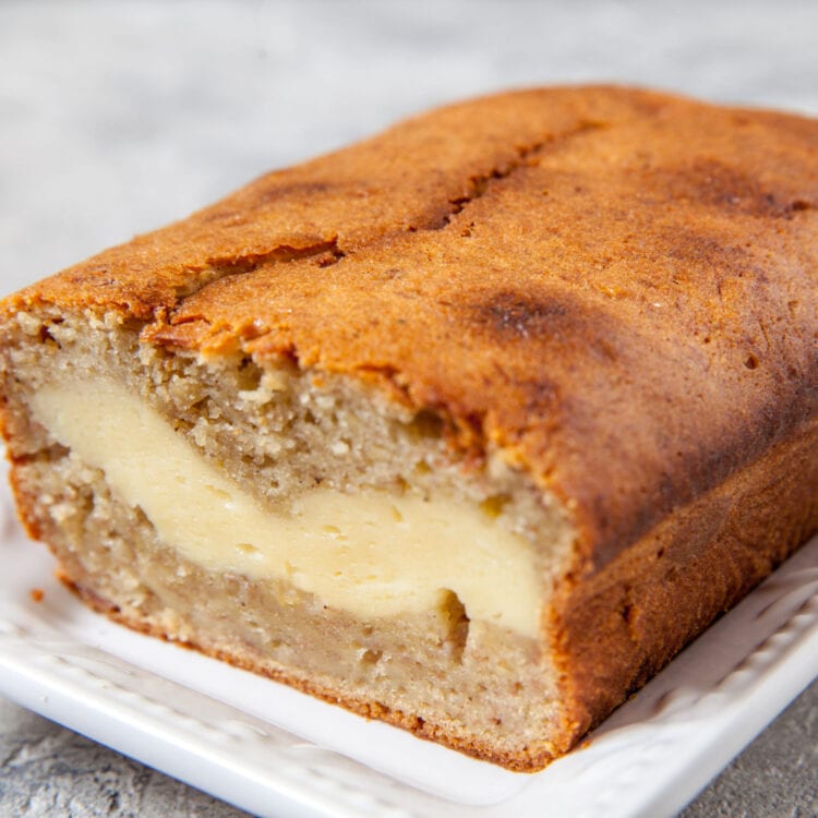 Cream Cheese Banana Bread (Easy Recipe) - Insanely Good