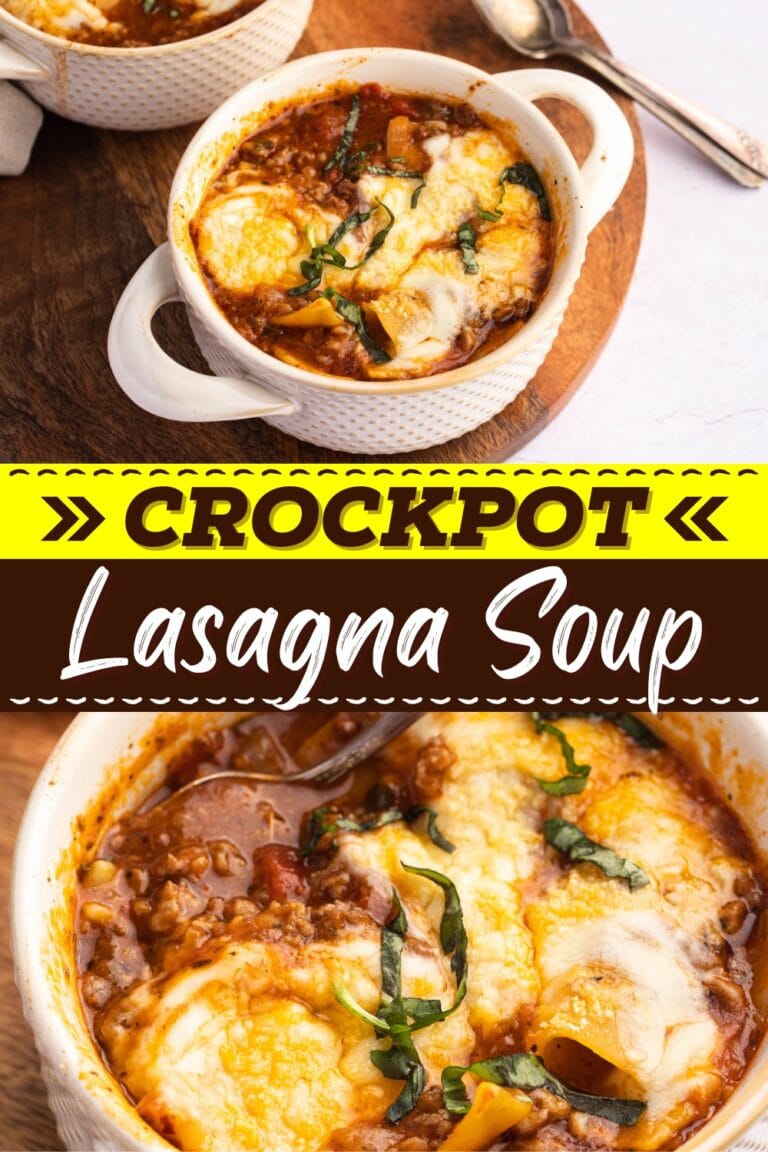 Crockpot Lasagna Soup (Easy Recipe) - Insanely Good