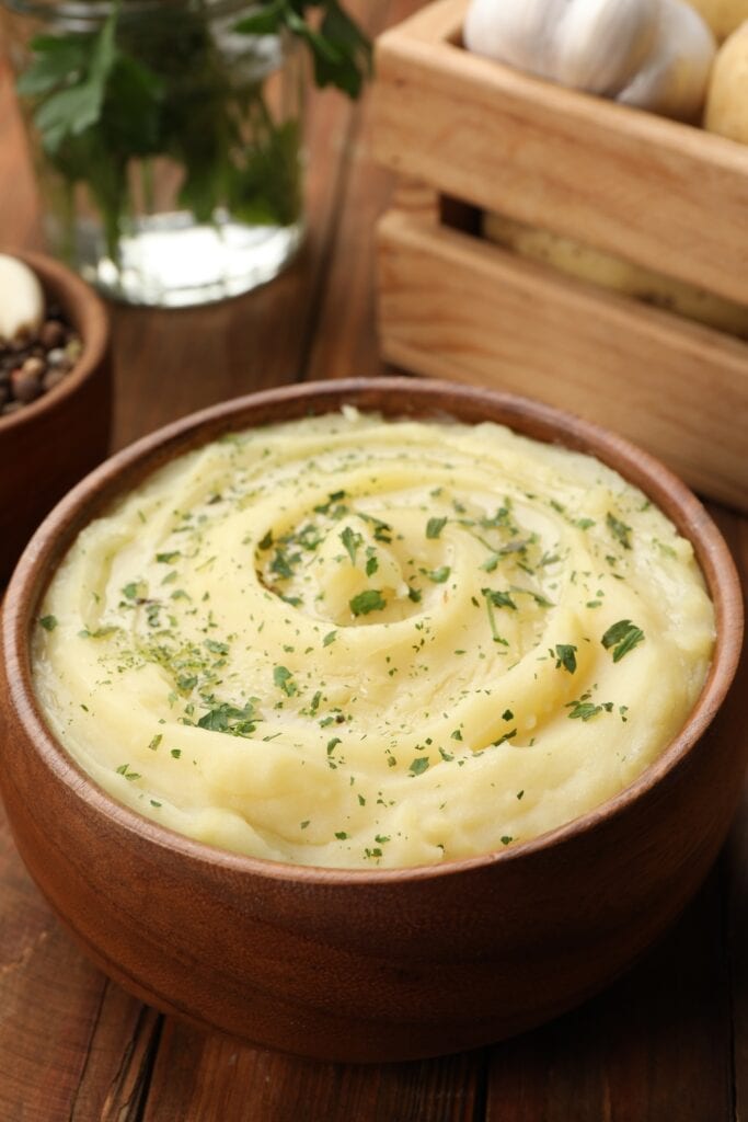 Homemade Mashed Potatoes with Herbs