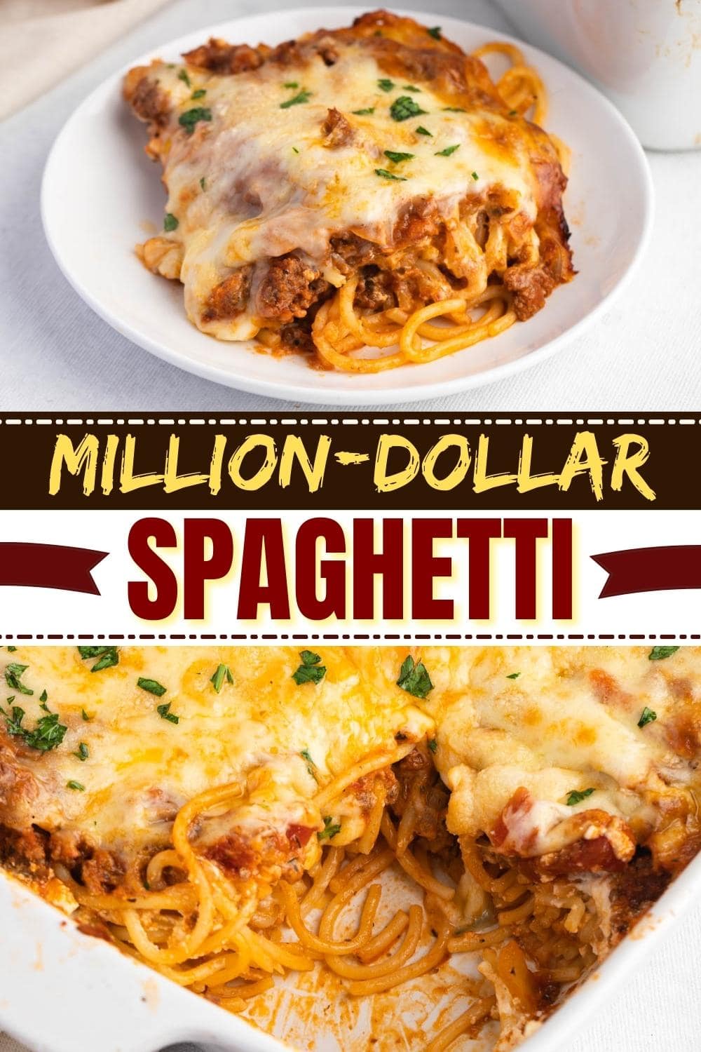 Million Dollar Spaghetti Easy Casserole Recipe Insanely Good   Million Dollar Spaghetti 1 