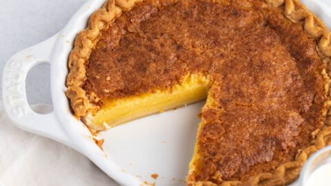 Old-Fashioned Chess Pie with Buttermilk and Cornmeal