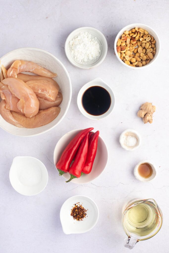 Princess Chicken Ingredients - Boneless Chicken, Cornstarch, Salt, Soy Sauce, Ginger, Sake, Nuts and Rice