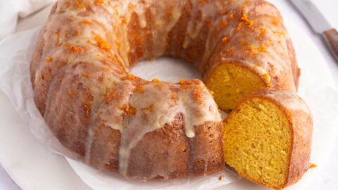 Soft and Fluffy Homemade Orange Cake