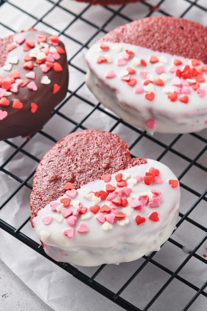 Sweet Heart-Shaped Brownies - Easy heart-shaped foods for Valentine's Day