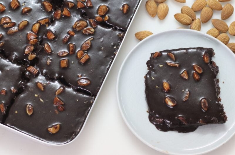 Sweet Homemade Chocolate Sheet Cake