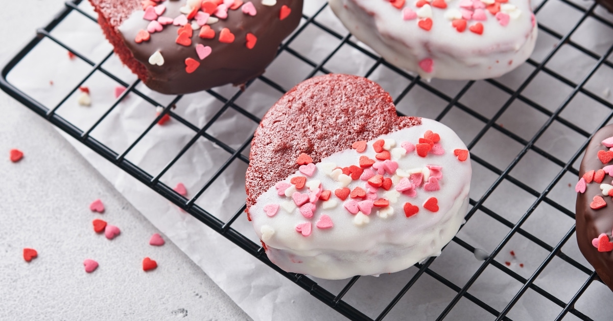 Sweet Homemade Heart-Shaped Brownie Cookies