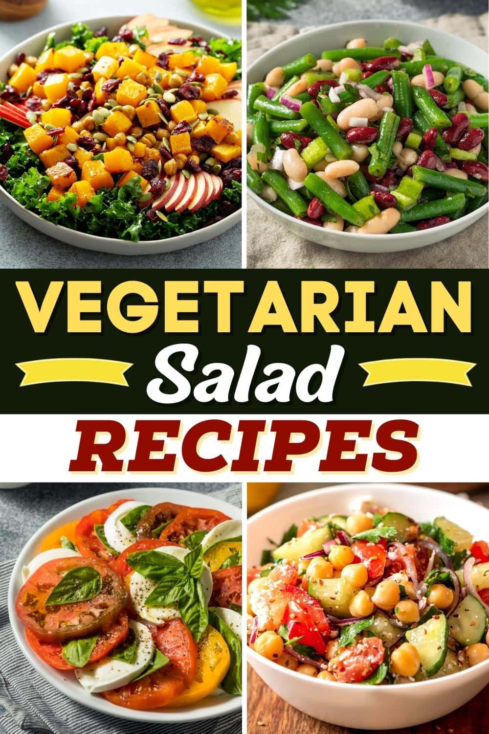 25 Best Vegetarian Salad Recipes - Insanely Good