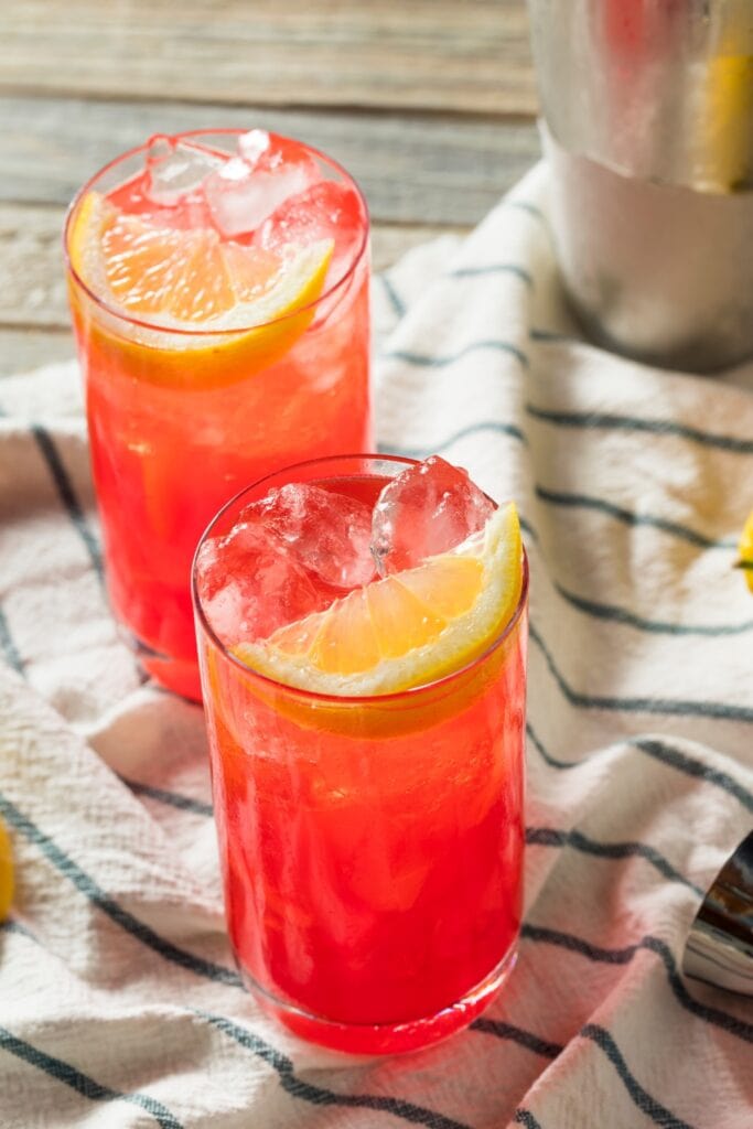 Boozy Homemade Sloe Gin with Lemon Juice