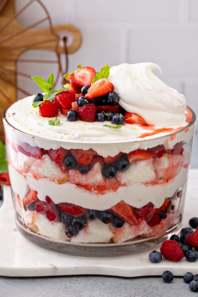 Colorful 4th of July Trifle