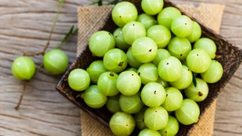 Fresh Organic Green Gooseberries