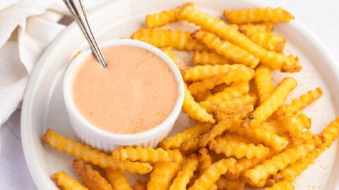 Homemade Comeback Sauce with Tasty Fries