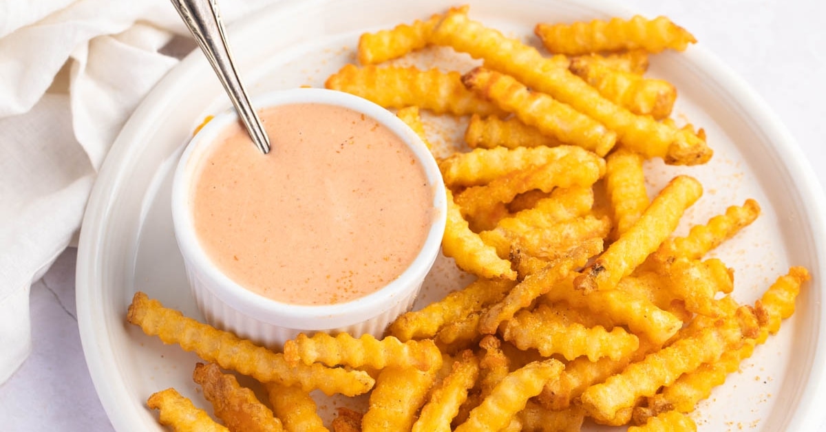 Homemade Comeback Sauce with Tasty Fries