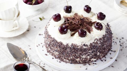 Homemade Sweet Black Forest Cake