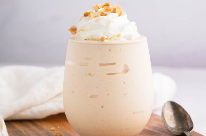 Peanut Butter Milkshake (Best Recipe)