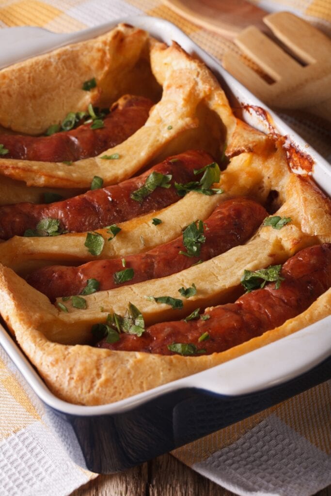 Homemade Toad in a Hole with Herbs