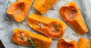 Homemade Butternut Squash with Salt and Rosemary