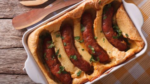 Homemade Toad in a Hole with Herbs