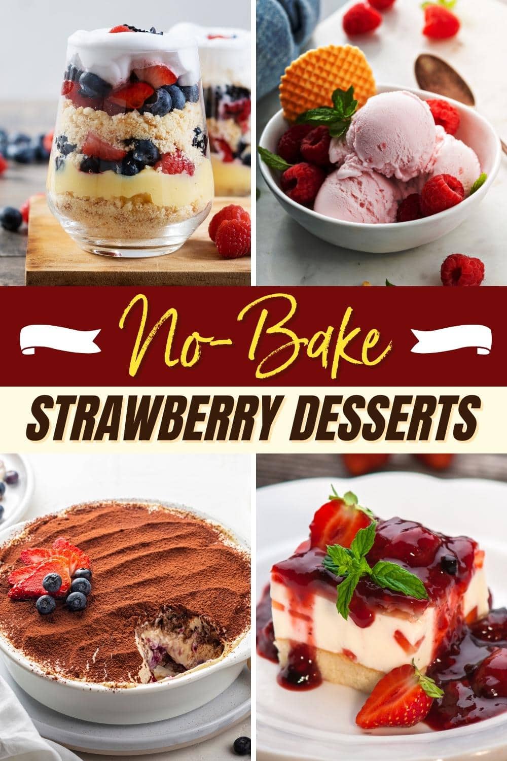 30 Best No-Bake Strawberry Desserts - Insanely Good