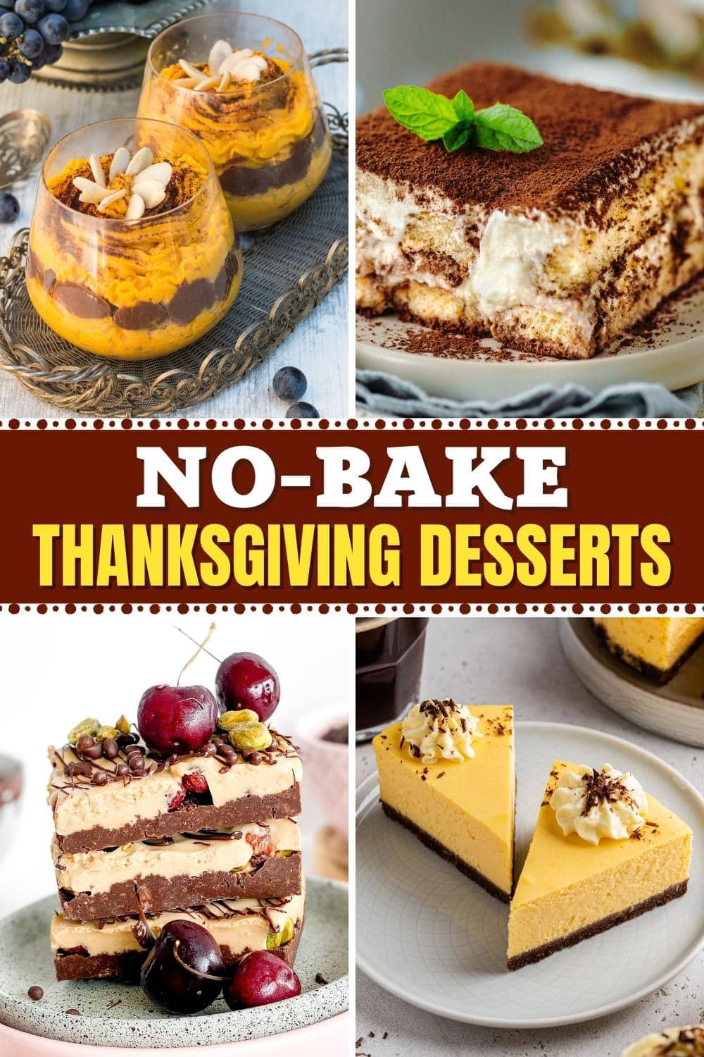 30 Easy No-Bake Thanksgiving Desserts - Insanely Good