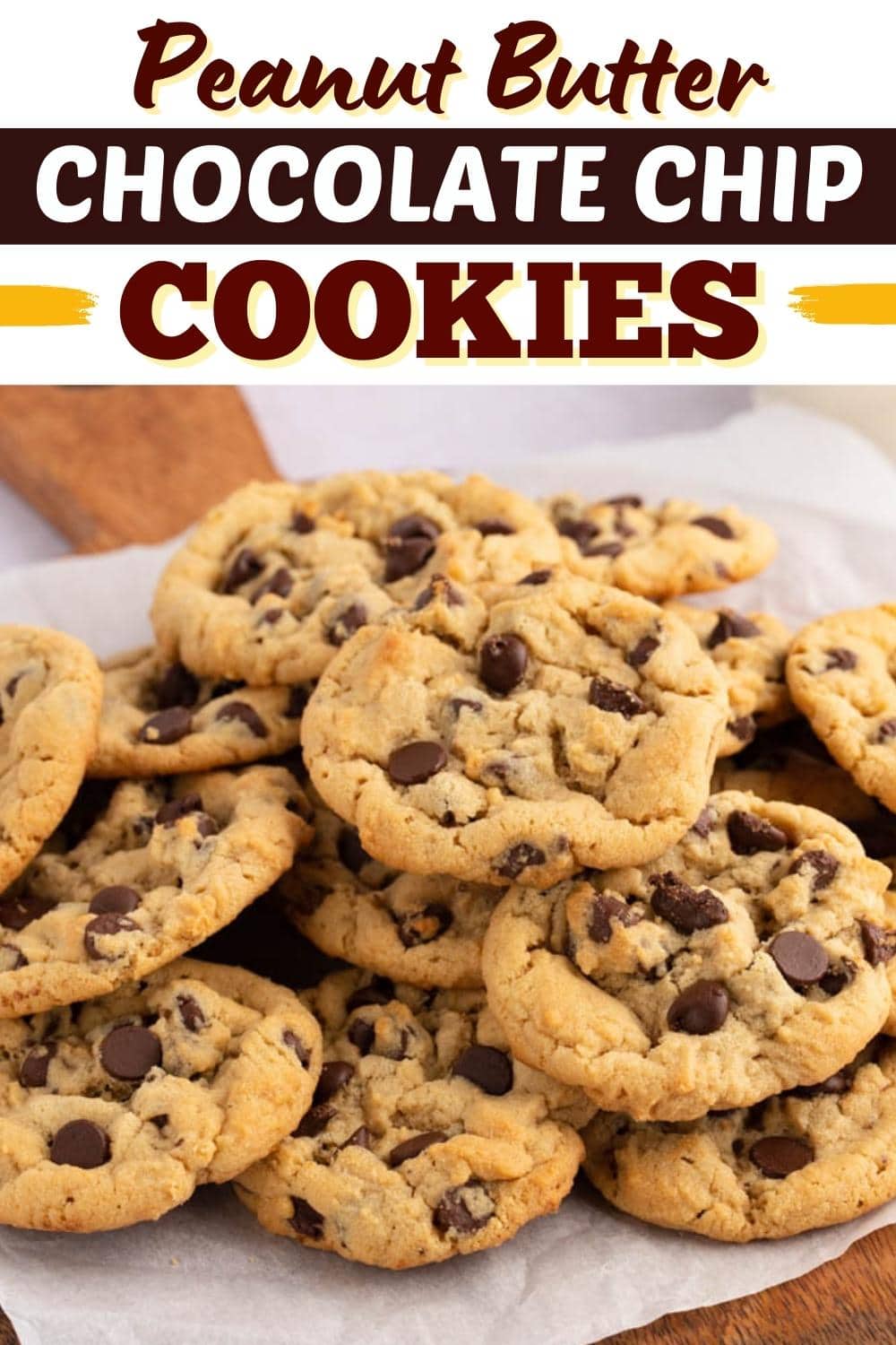 Soft Peanut Butter Chocolate Chip Cookies - Insanely Good