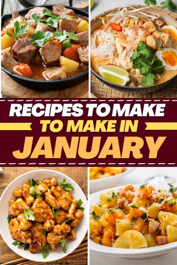 Recipes to Make in January