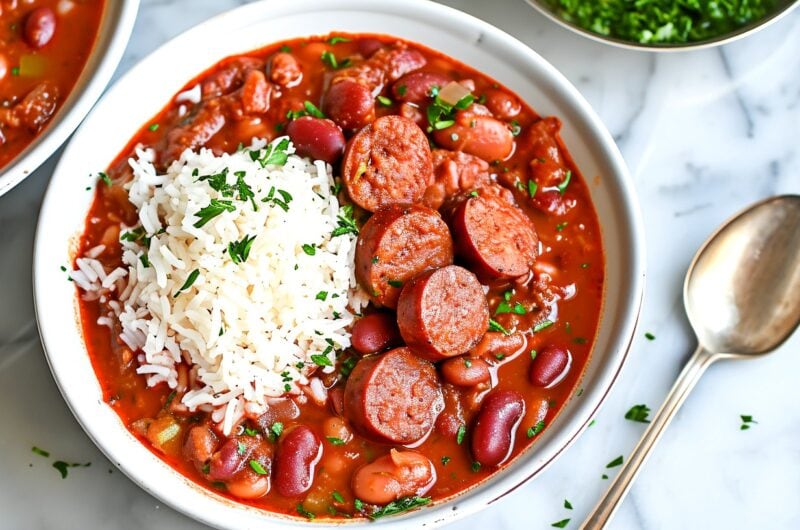 Red Beans and Rice (Louisiana-Style Recipe)
