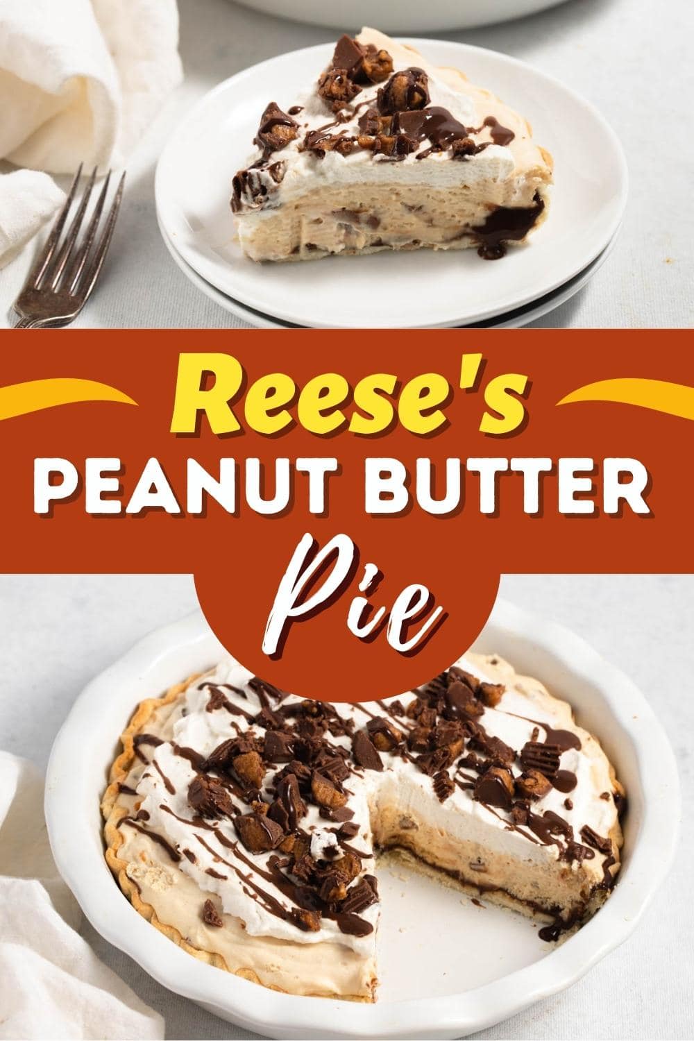 Reeses Peanut Butter Pie Easy Recipe Insanely Good 