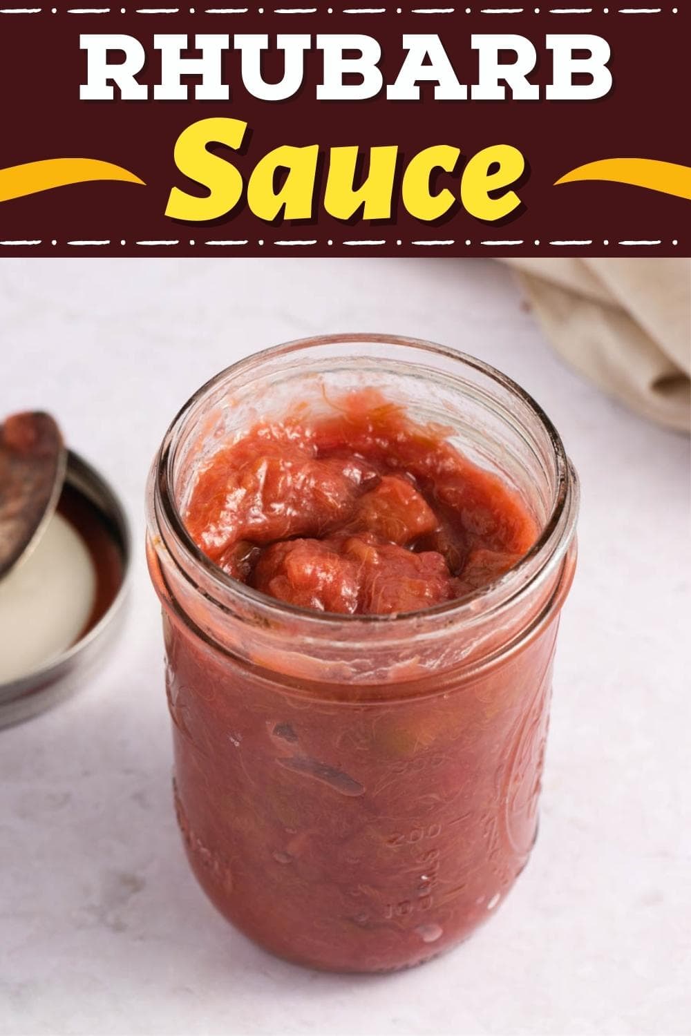 Easy Rhubarb Sauce Recipe 3 Ingredients Insanely Good 9272