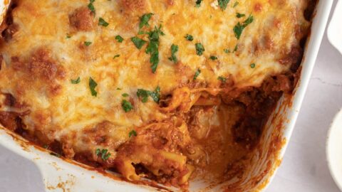 Savory Homemade Baked Ziti