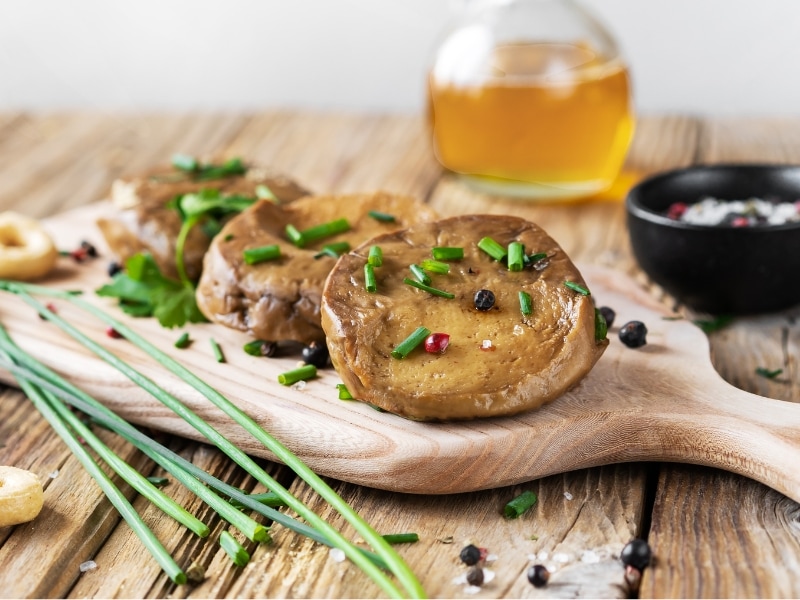 Seitan Steak with Spices and Olive Oil