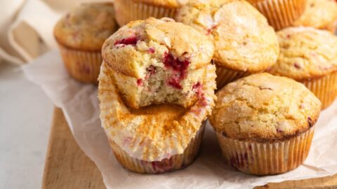 Sweet Homemade Raspberry Muffins