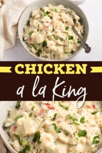 Easy Chicken à la King Recipe - Insanely Good