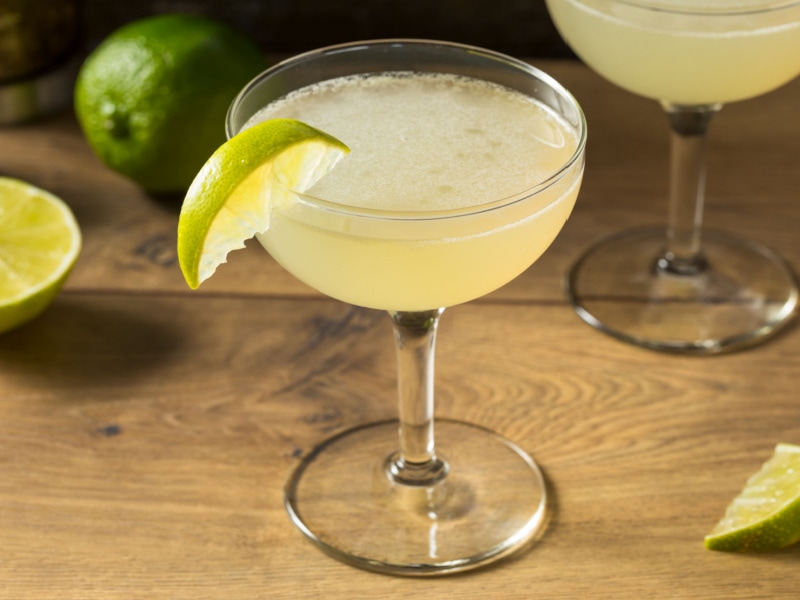 Daiquiris Cocktail With White Rum