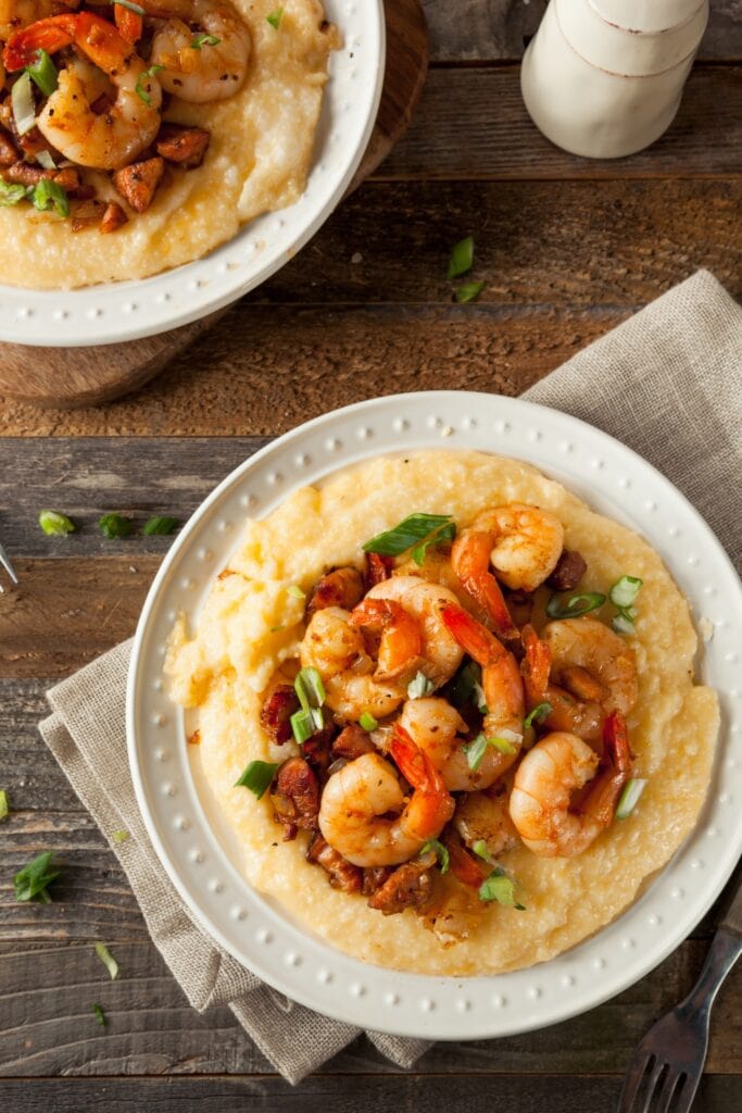 What to Serve with Shrimp and Grits (25 Easy Side Dishes) featuring Homemade Shrimp and Grits with Green Onions