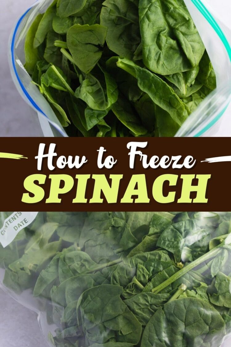 How To Freeze Spinach (Easy Method) - Insanely Good