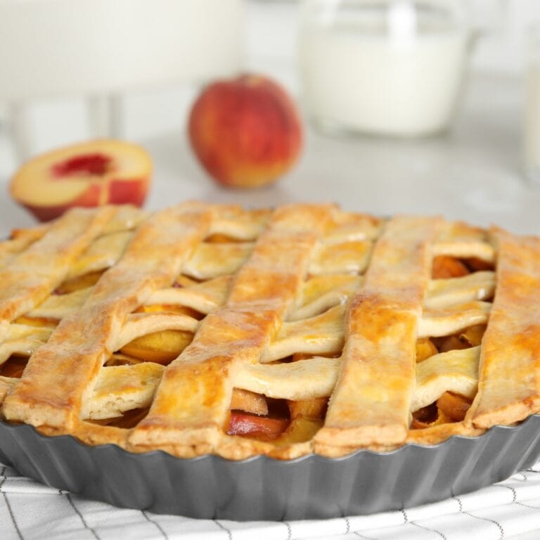 Peach Pie (Perfect Recipe) - Insanely Good