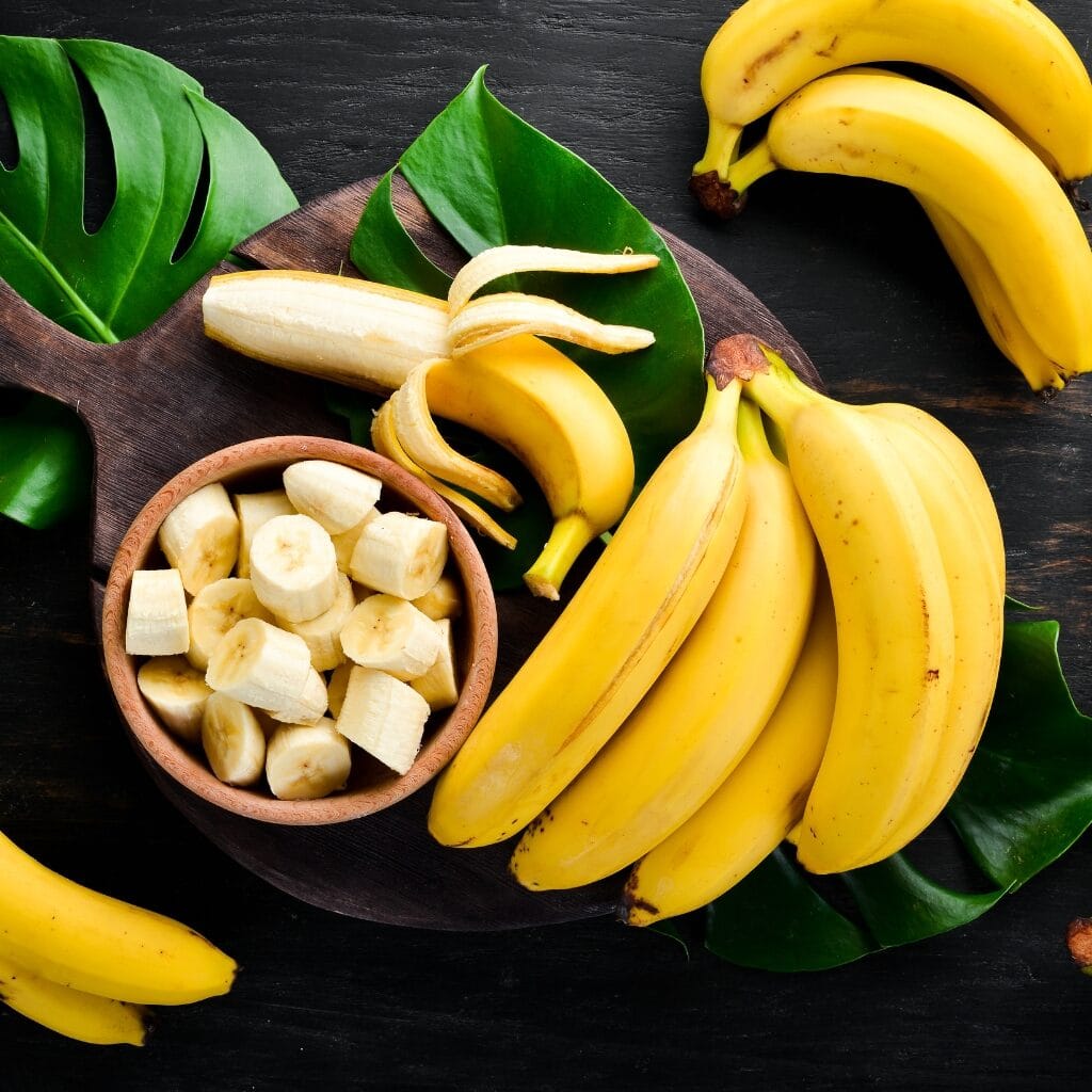 Raw Organic Yellow Bananas