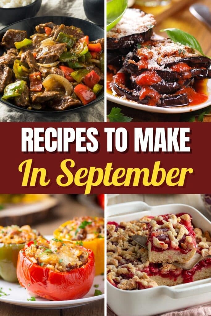 Recipes to Make in September
