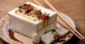 Silken Tofu with Soy Sauce and Spices