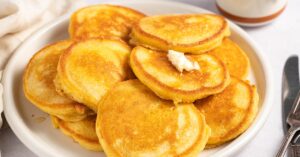 Southern Hoe Cakes with Cornmeal and Butter