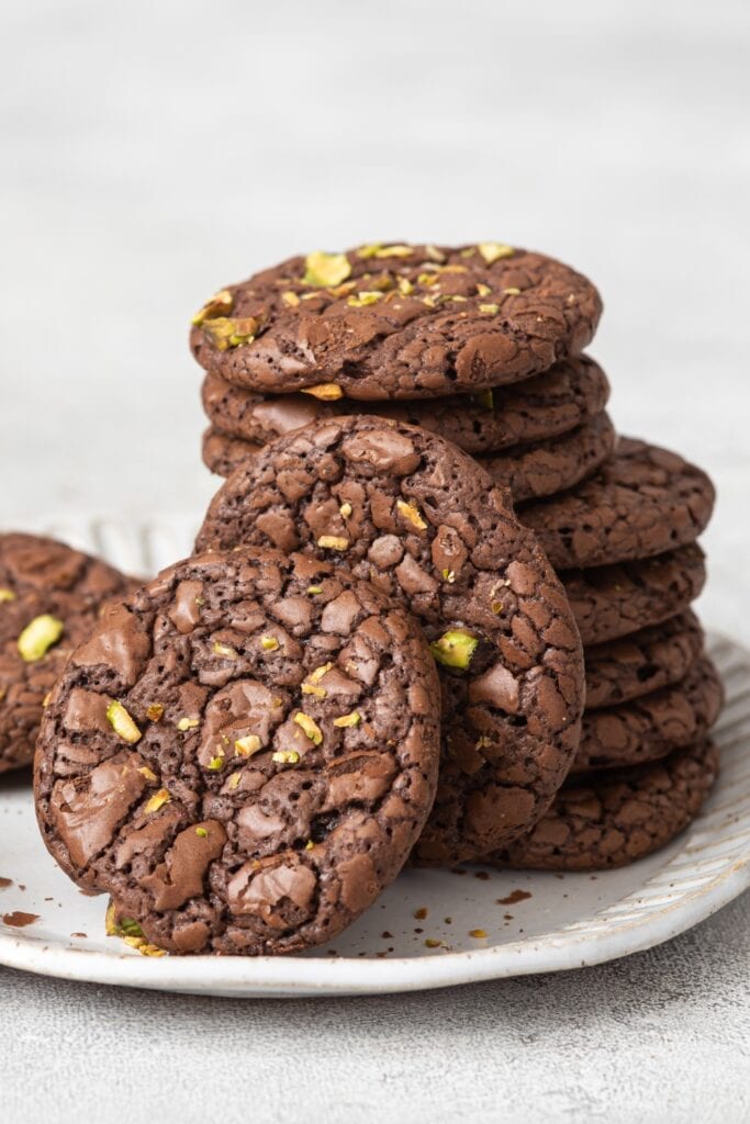 Sweet Homemade Chocolate Pistachio Cookies