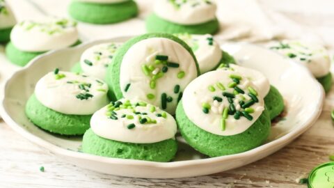 Sweet Homemade Irish Cookies with Candy Sprinkles