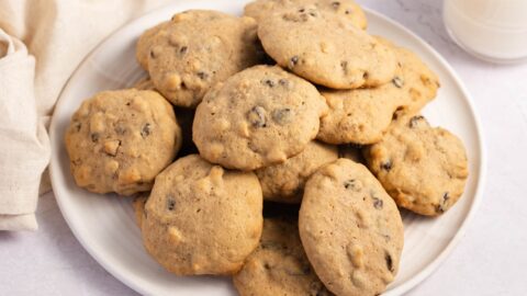 Warm and Chewy Homemade Applesauce Cookies with Raisins