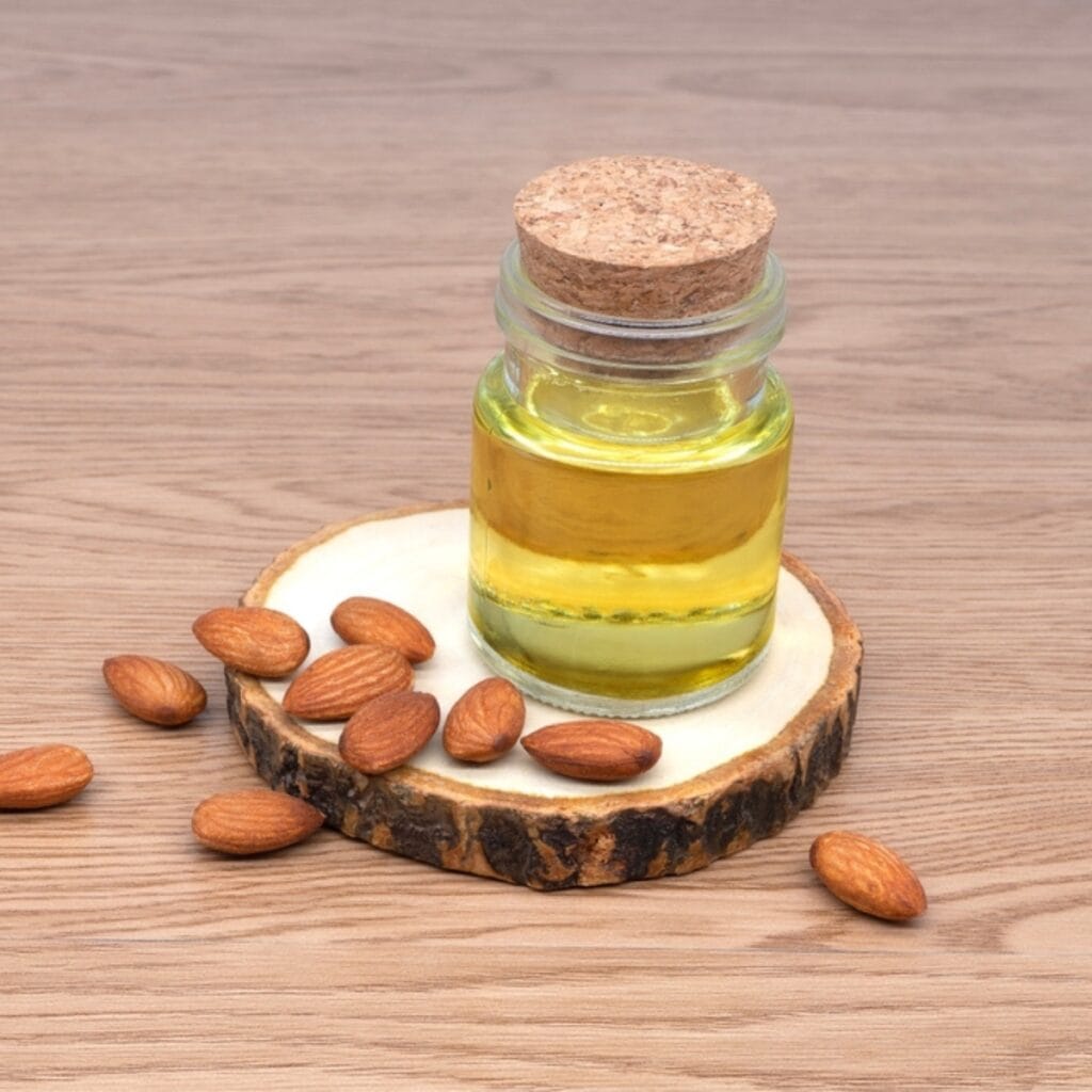 Almond Essential Oil in Small Cork Bottle
