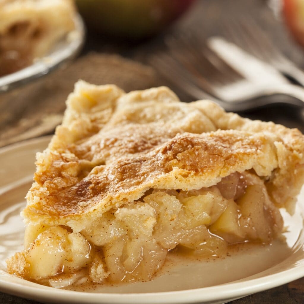 Mouthwatering Apple Pie Slice