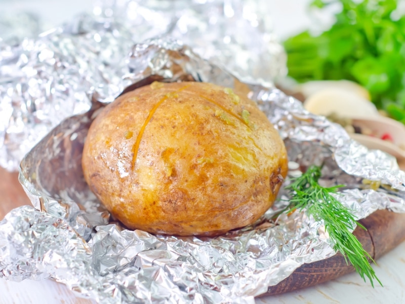 Baked Potato in Foil