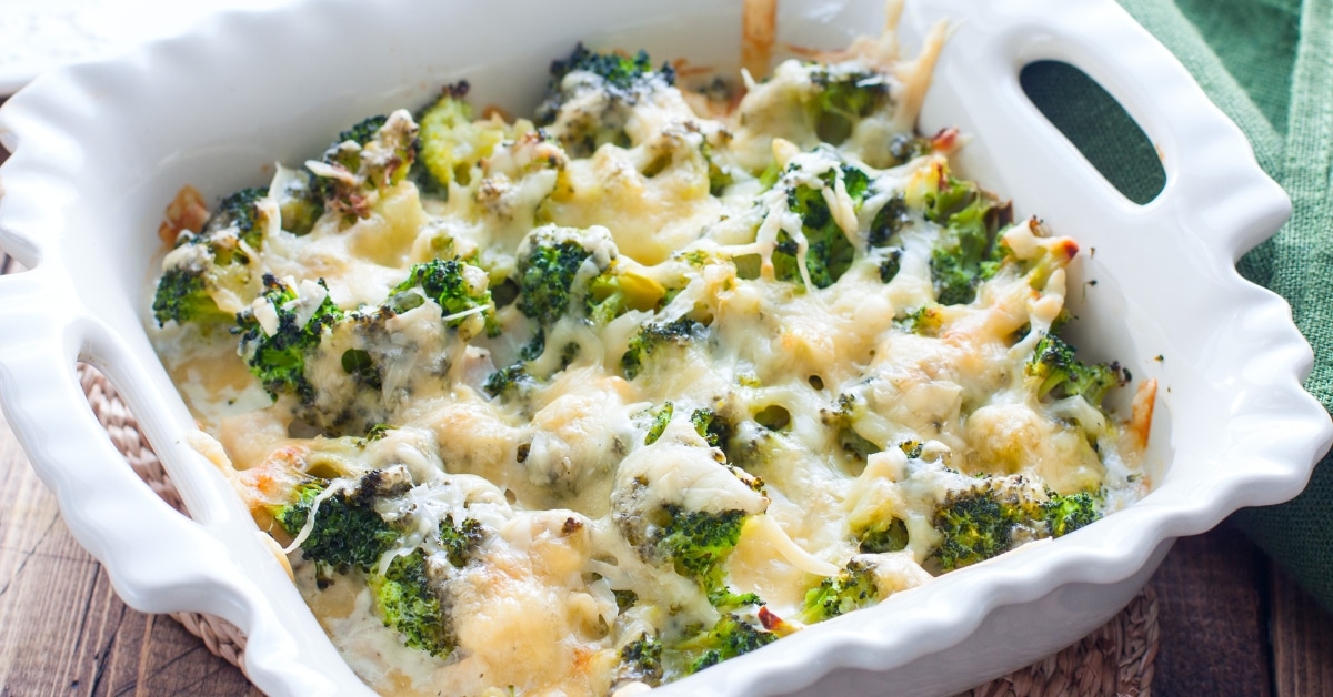 Cheesy Homemade Broccoli Chicken Casserole