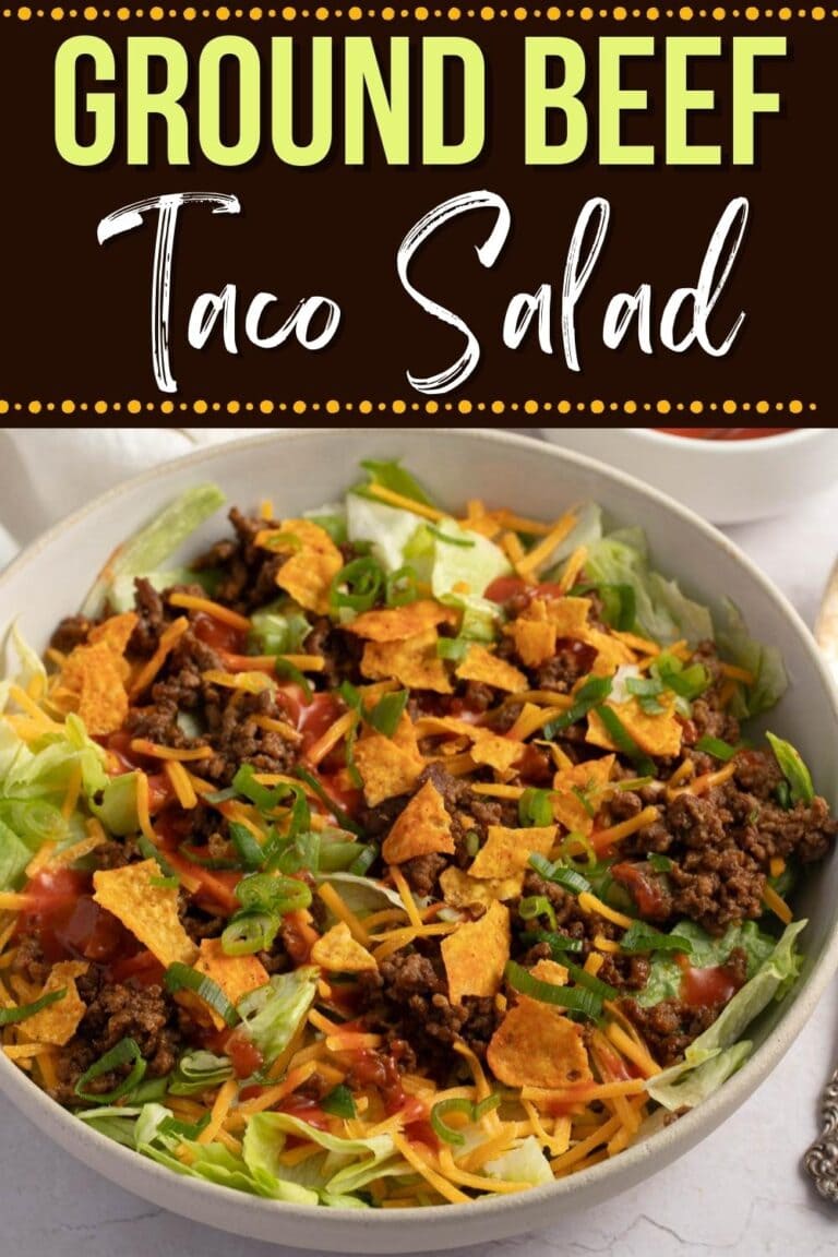 Best Ground Beef Taco Salad (+ Easy Recipe) - Insanely Good